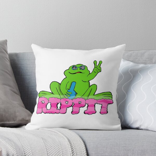 Item preview, Rippit The Stoner Frog Peace Sign designed and sold by Spock Jenkins.