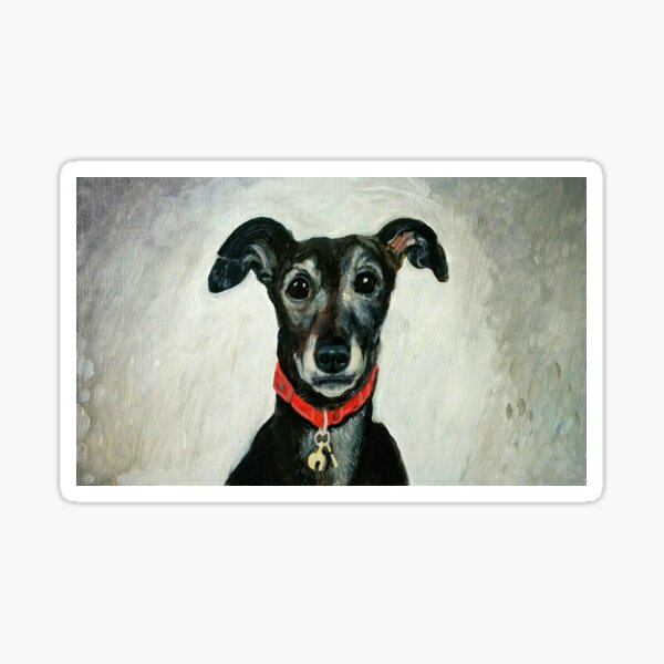 Mary the Gentle Greyhound Sticker