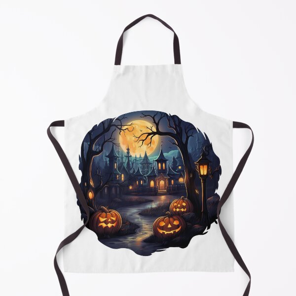 Item preview, Creepy Halloween Town designed and sold by Vansky-Art.