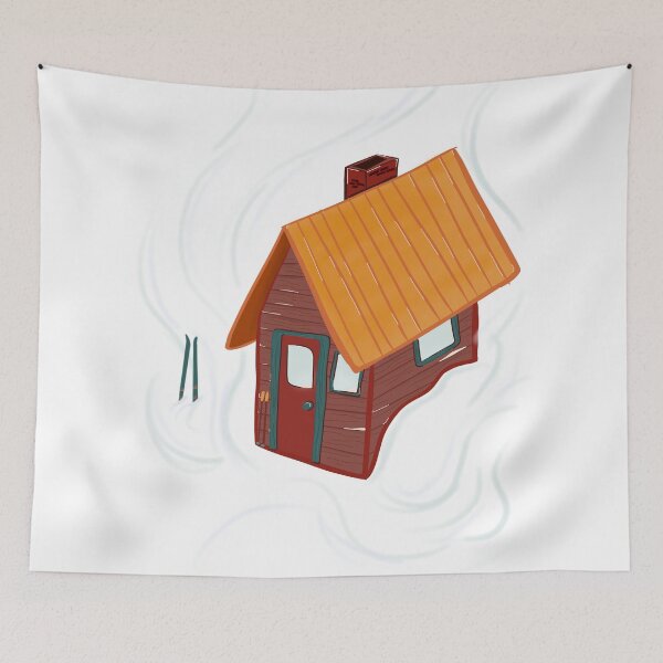 Item preview, cabin in the snow designed and sold by Antoine Marineau Bélanger.