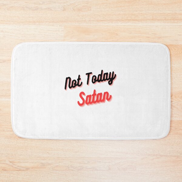 Item preview, Not today satan,Stickers of Back to school,motivation t-shirt,satan stickers,funny stickers, designed and sold by Gazo freeze  ★★★★★.