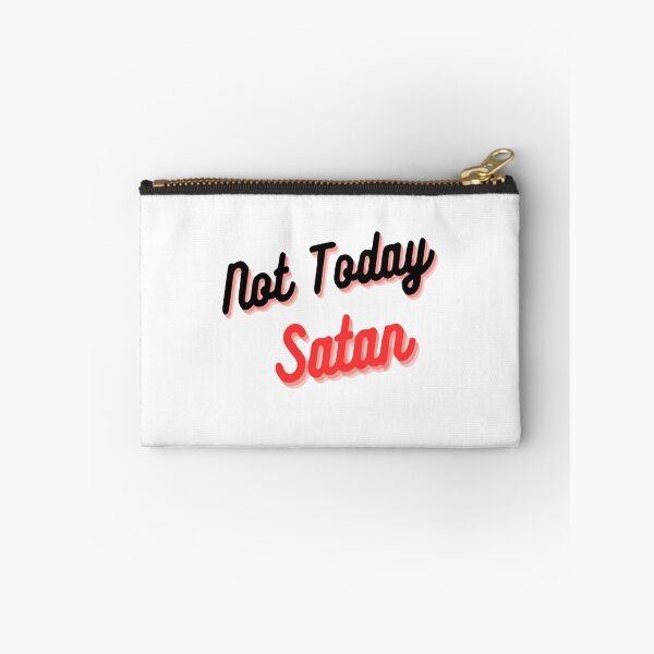 Item preview, Not today satan,Stickers of Back to school,motivation t-shirt,satan stickers,funny stickers, designed and sold by Gazo freeze  ★★★★★.