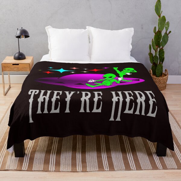 Item preview, Alien They're Here Design designed and sold by Jeff Fishinghawk.