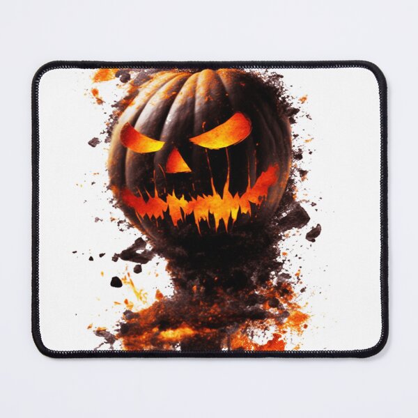 Item preview, Halloween enthusiast fiery pumpkin designed and sold by LorrieBee.