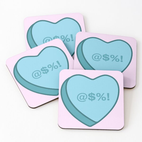 Item preview, @$%! Cursing Candy Heart designed and sold by Ella Musher-Eizenman.
