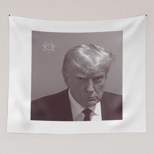 Item preview, Donald Trump Never Surrender Mugshot Classic View designed and sold by Dylan-Gray.
