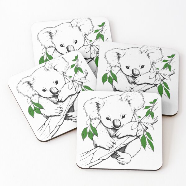 Item preview, Koala Bear drawing art print designed and sold by dcrc.