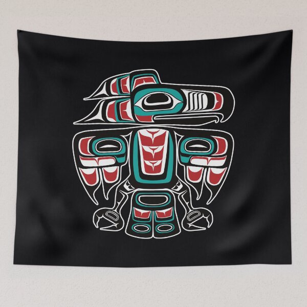 Item preview, Haida Tlingit Native Raven Totem 	 designed and sold by wyhminxdxfr15.