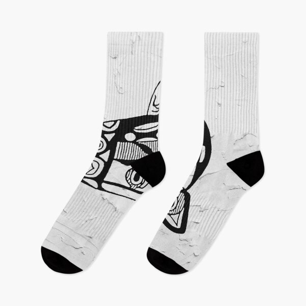 Item preview, Black And White Tribal Whale Art Symbol designed and sold by Sharon Cummings Art.