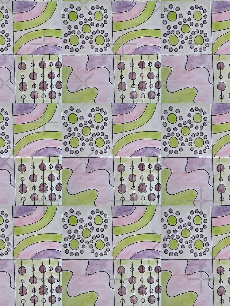 Thumbnail 3 of 3, Scarf, Patchwork - Spring designed and sold by ScribbleSD.