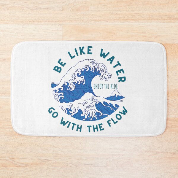 Item preview, Be Like Water-Go With the Flow designed and sold by healingminds8.