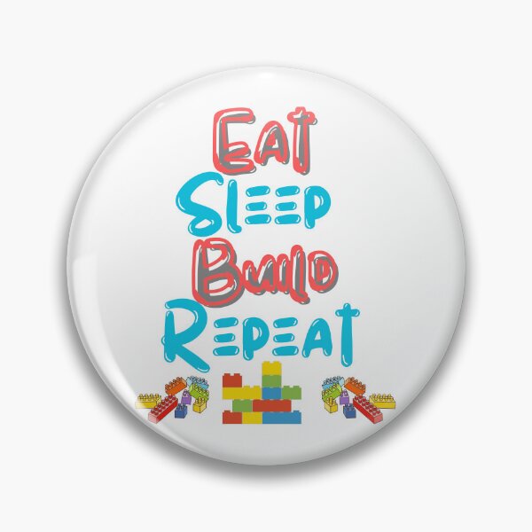 Item preview, Eat Sleep Build Repeat  designed and sold by Simo0455.