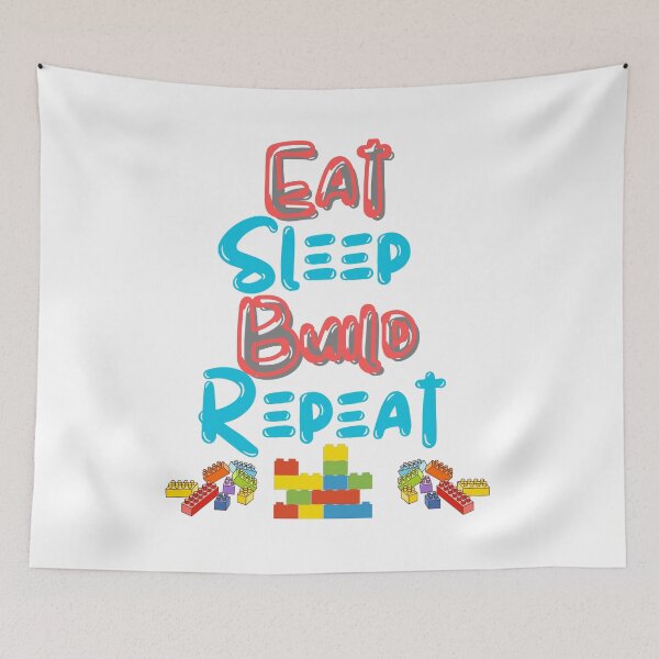 Item preview, Eat Sleep Build Repeat  designed and sold by Simo0455.