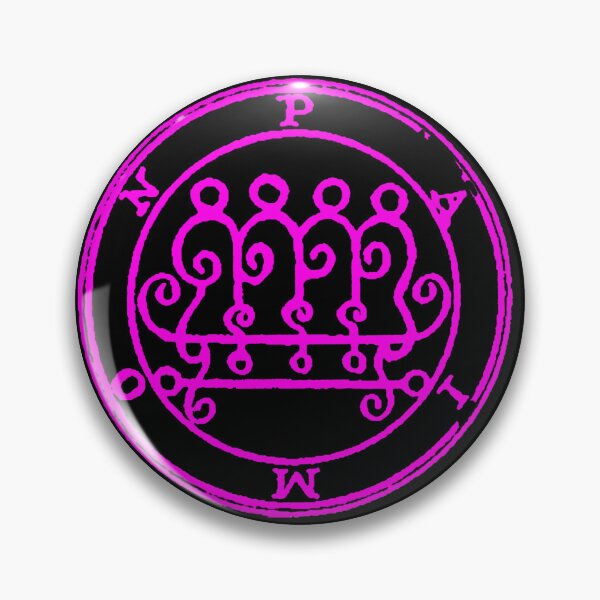 Item preview, Pink Seal of Paimon Demonology Sigil designed and sold by beerhamster.
