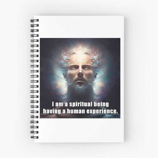 Item preview, I am a spiritual being having a human experience. designed and sold by Ashitanohikari.