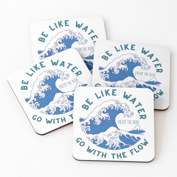 Item preview, Be Like Water-Go With the Flow designed and sold by healingminds8.