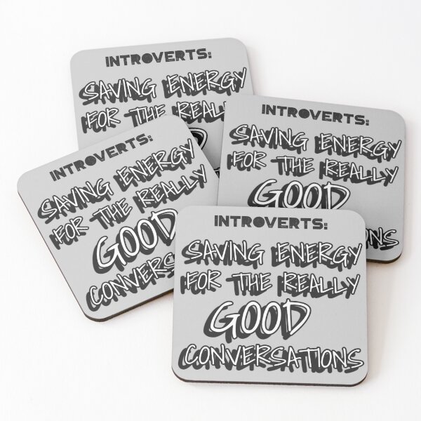 Item preview, saving energy for the really good conversations, gift for introverts designed and sold by HosvPrint .s.