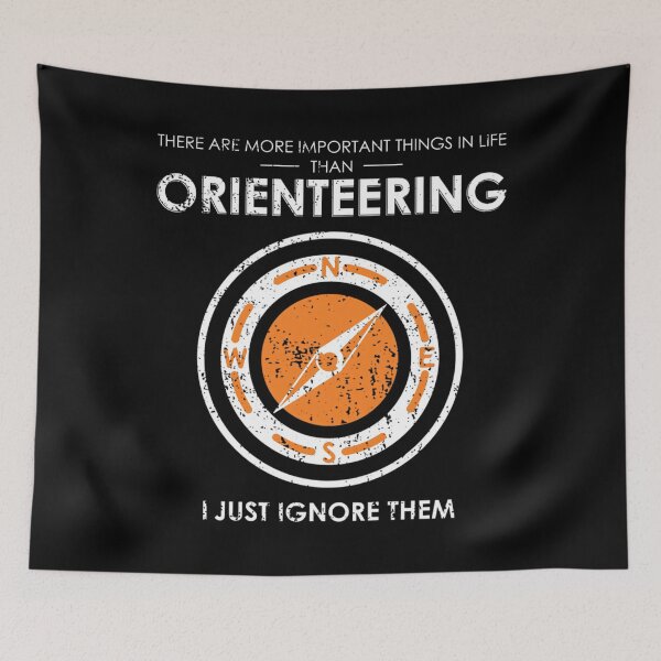 Item preview, More Important Things Compass Orienteering print 	 designed and sold by snffyztpqsa73.