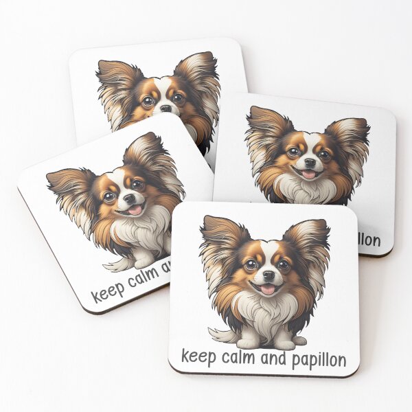 Item preview, Papillon Puppy - Keep Calm and Papillon designed and sold by cuteadnauseum.