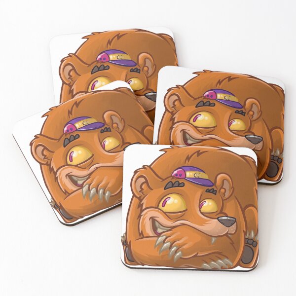 Item preview, All in a square,bear lovers,Halloween,funny bear,browny bear,gift bear, designed and sold by Gazo freeze  ★★★★★.
