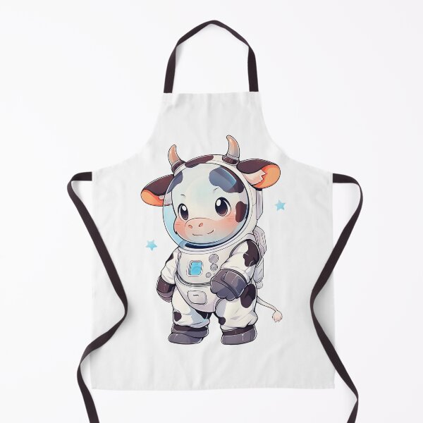 Item preview, Cute Kawaii Cow Astronaut designed and sold by CozyKawaiiArt.