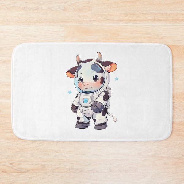 Item preview, Cute Kawaii Cow Astronaut designed and sold by CozyKawaiiArt.