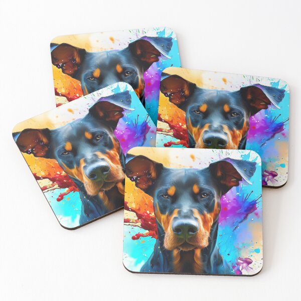 Item preview, Doberman Splash Art 2 designed and sold by The Digital Compass.