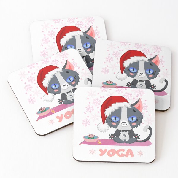 Item preview, Cat Yoga at Christmas designed and sold by studio468.