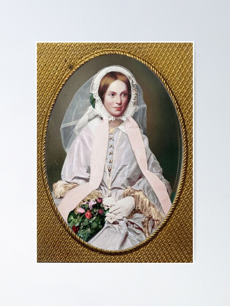Charlotte Brontë Writing Artwork Art Print for Sale by EmilyInGondal
