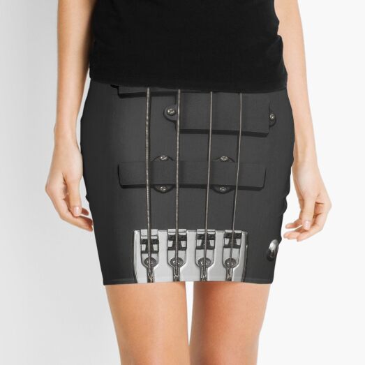 Bass Guitar Mini Skirt