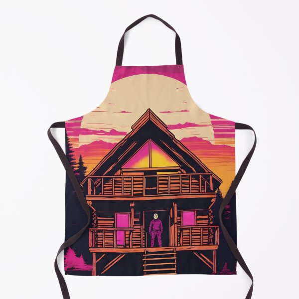 Item preview, Jason Vorhees Retrowave Friday the 13th designed and sold by OMonstroCurio.