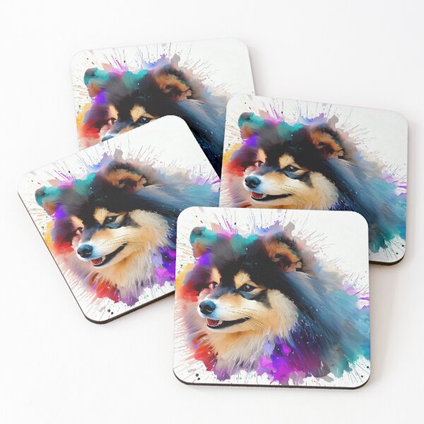 Item preview, Finnish Lapphund Splash Art designed and sold by The Digital Compass.
