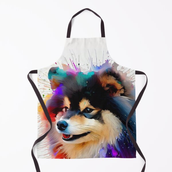 Item preview, Finnish Lapphund Splash Art designed and sold by The Digital Compass.
