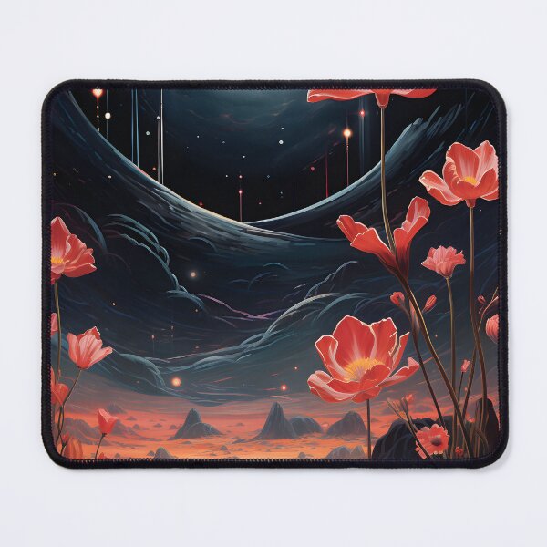 Item preview, Fairy Space Landscape of Flower Meadow and Starry Sky with Nebula designed and sold by Je-we.