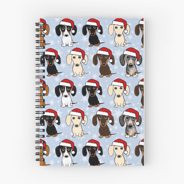 Item preview, Dachshund Santas Cute Christmas Wiener Dogs designed and sold by Jenn Inashvili.
