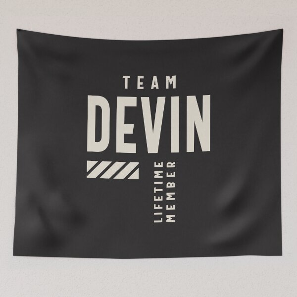 Item preview, Team Devin Lifetime Member Devin Name designed and sold by cidolopez.