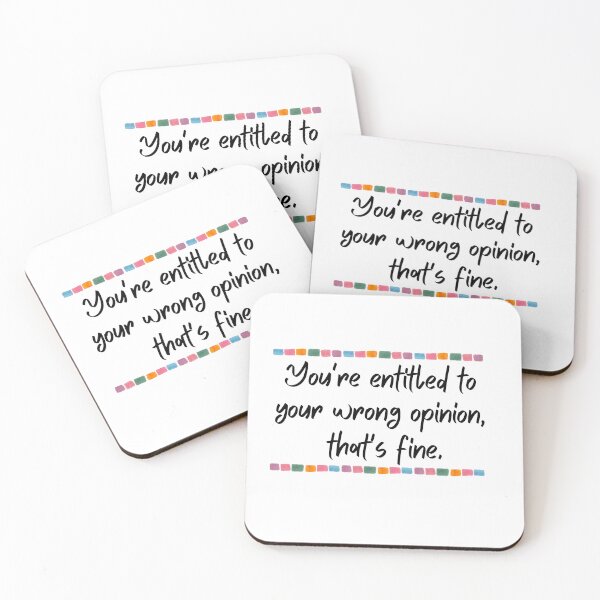 Item preview, Entitled to Your Wrong Opinion designed and sold by doodleblatt.