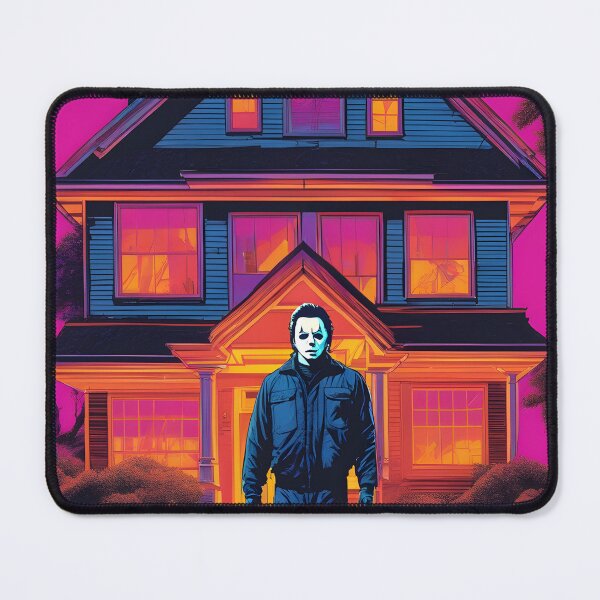 Item preview, Michael Myers Retrowave Halloween designed and sold by OMonstroCurio.