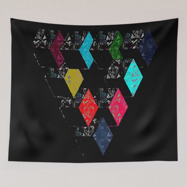 Artikelvorschau, EIN DREIECK MIT DARAUF GEZEICHNETEN SCHÄDELN entworfen und verkauft von inarausch2023.