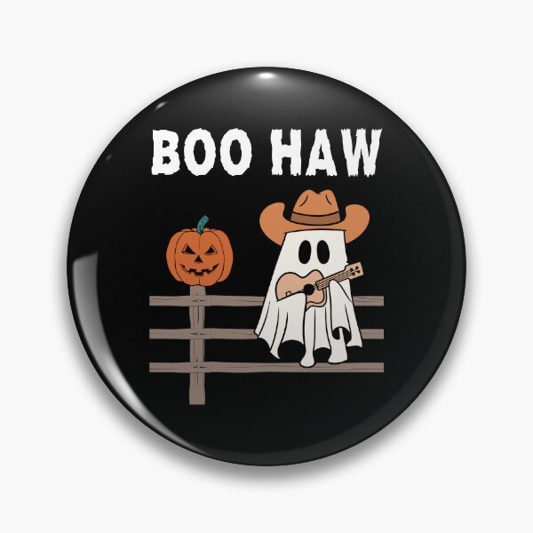 Item preview, Haunted Harmony Pumpkin Boo Haw Guitar Cowboy Ghost designed and sold by MagicSD Designs.