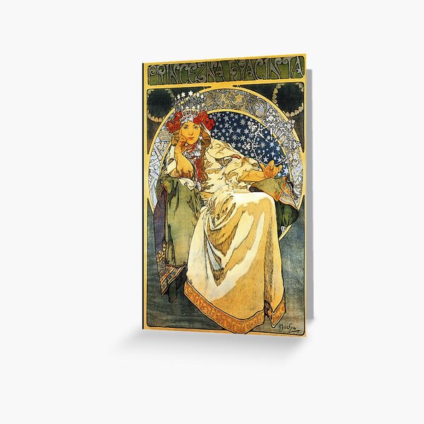 Item preview, Alfons Mucha Princess Hyacinth designed and sold by aapshop.