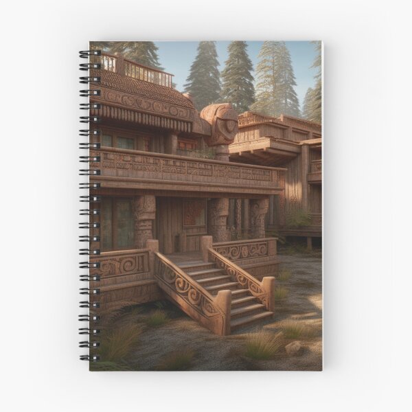 Item preview, "Forest Haven: Exotic Fantasy Landscape with Intricate Asian Architectures" designed and sold by WhiteWolfe0127.