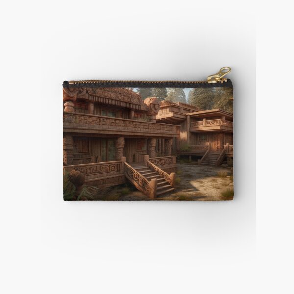 Item preview, "Forest Haven: Exotic Fantasy Landscape with Intricate Asian Architectures" designed and sold by WhiteWolfe0127.