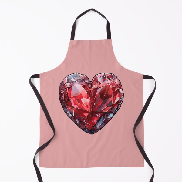 Item preview, Radiant Ruby Heart Crystal Art designed and sold by kualio.