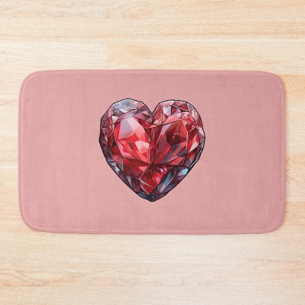 Item preview, Radiant Ruby Heart Crystal Art designed and sold by kualio.