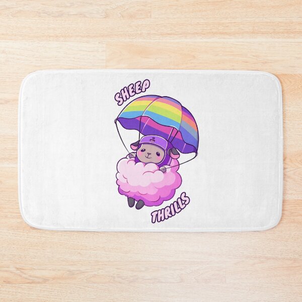 Item preview, Sheep Thrills - Cute Sheep Parachuting designed and sold by floofydelight.