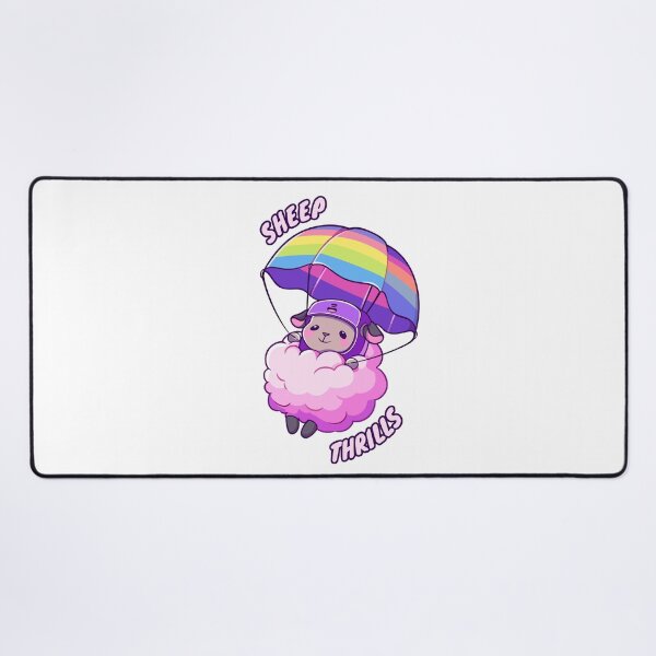 Item preview, Sheep Thrills - Cute Sheep Parachuting designed and sold by floofydelight.