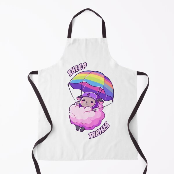 Item preview, Sheep Thrills - Cute Sheep Parachuting designed and sold by floofydelight.