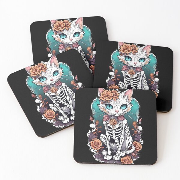 Item preview, Enchanting Cat and Flowers designed and sold by Mechanical-Artt.
