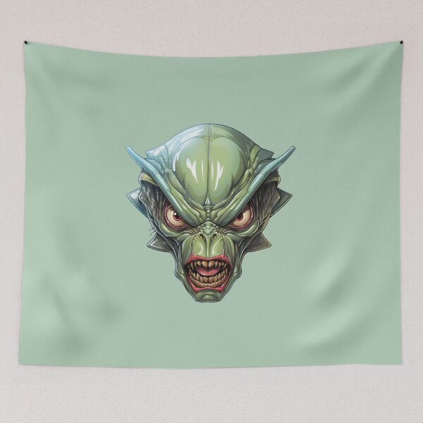 Item preview, Slimy Green Alien Monster Creep designed and sold by kualio.